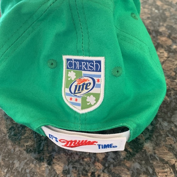 Chicago White Sox Miller Lite Chi-rish Baseball Cap Kick 10 Pro Shamrock Hat - Picture 4 of 9